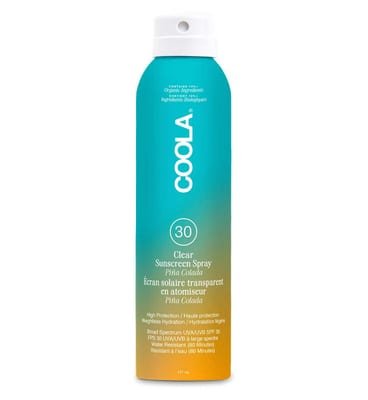 Coola Coola Clear Sunscreen Spray Spf30 Pina Colada 177ml