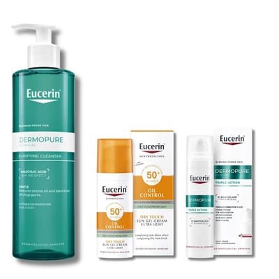 Eucerin Eucerin Purifying Cleanser, Serum & Spf50