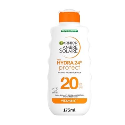 Garnier Garnier Ambre Solaire Hydra 24H Protect Spf20 Sun Cream Lotion 175ml
