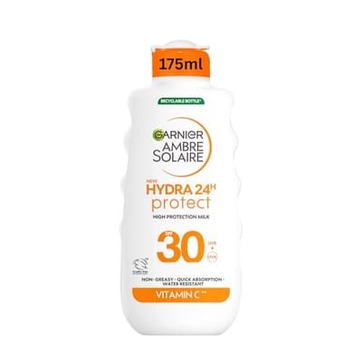 Garnier Garnier Ambre Solaire Hydra 24H Protect Spf30 Sun Cream Lotion 175ml