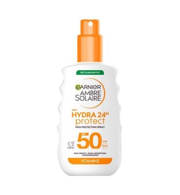 Garnier Garnier Ambre Solaire Hydra 24H Protect Spf50 Sun Cream Spray 150ml