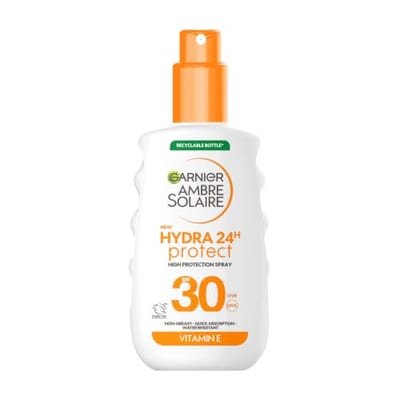 Garnier Garnier Ambre Solaire Hydra 24Hr Protect Spf30 Sun Cream Spray 150ml