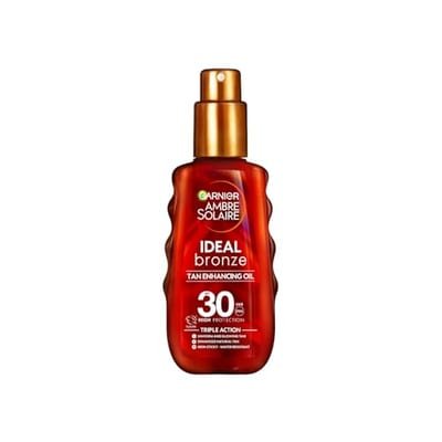Garnier Garnier Ambre Solaire Ideal Bronze Sun Cream Oil Spray Spf 30 150ml