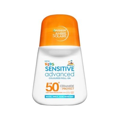 Garnier Garnier Ambre Solaire Sensitive Advanced Kids Colored Roll-On Sun Cream Spf50 50Ml