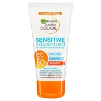 Garnier Garnier Ambre Solaire Sensitive Advanced Sun Cream Travel Mini Spf50+ 50ml