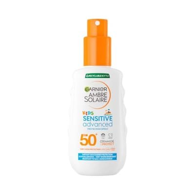 Garnier Garnier Ambre Solaire Spf 50+ Kids Sensitive Advanced Sun Cream Spray 150ml