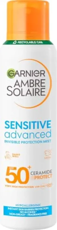 Garnier Garnier Ambre Solaire Spf 50+ Sensitive Advanced Dry Mist Sun Cream Spray 150ml
