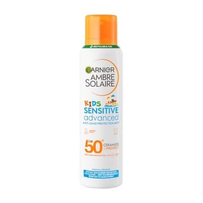 Garnier Garnier Ambre Solaire Spf 50+ Sensitive Advanced Sun Cream Kids Anti-Sand Mist 150ml