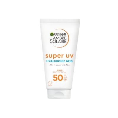Garnier Garnier Ambre Solaire Spf 50 Super Uv Anti-Age Face Sun Cream 50ml