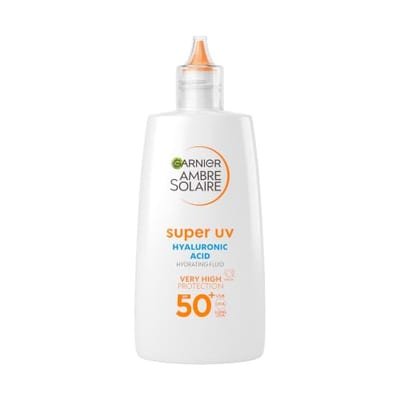 Garnier Garnier Ambre Solaire Spf 50+ Super Uv Face Protection Sun Cream Fluid 40ml