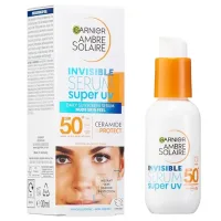 Garnier Garnier Ambre Solaire Spf 50+ Super Uv Invisible Face Sun Cream Serum 30ml