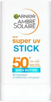 Garnier Garnier Ambre Solaire Super Uv Face Spf50 Invisible Sun Protection Stick 18g