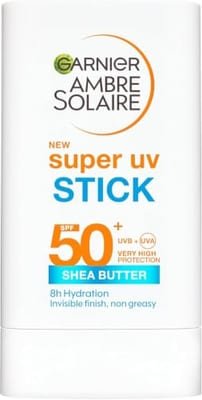 Garnier Garnier Ambre Solaire Super Uv Face Spf50 Invisible Sun Protection Stick 18g