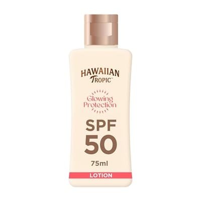 Hawaiian Tropic Hawaiian Tropic Glowing Protection Lotion Spf50 Travel Size (75Ml)