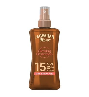 Hawaiian Tropic Hawaiian Tropic Glowing Protection Sunscreen Dry Oil Spf 15200 ml, 200ml