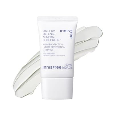 Innisfree Innisfree Daily Uv Defense Mineral Sunscreen Spf 50 50ml