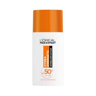 L'Oreal Men Expert L'Oreal Men Expert L'oréal Men Expert Hydra Energetic Daily Spf50+ Invisible Fluid 50ml