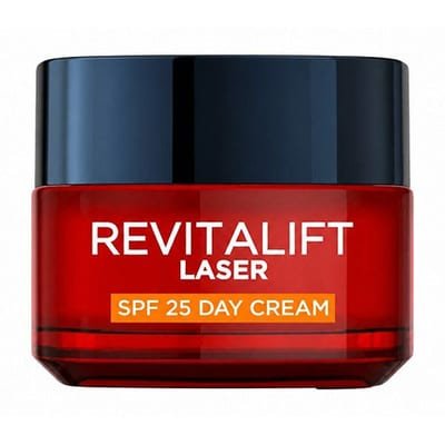 Loreal L'Oreal Paris Revitalift Laser Triple Action Anti-Ageing Spf 25 Cream, Pro-Retinol, Hyaluronic Acid And Vitamin C, 50ml