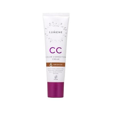 Lumene Lumene Cc Colour Correcting Cream Spf20 With Hyaluronic Acid 30Ml Bronze