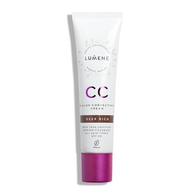 Lumene Lumene Cc Colour Correcting Cream Spf20 With Hyaluronic Acid 30Ml Deep Rich