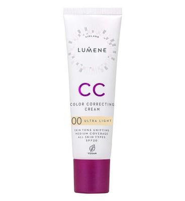 Lumene Lumene Cc Colour Correcting Cream Spf20 With Hyaluronic Acid 30Ml Deep Tan