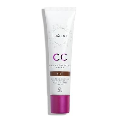 Lumene Lumene Cc Colour Correcting Cream Spf20 With Hyaluronic Acid 30Ml Rich