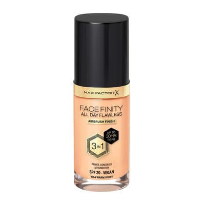 Max Factor Max Factor Facefinity All Day Flawless 3 in 1 Foundation SPF20 30ml - 44 Warm Ivory