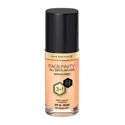 Max Factor Max Factor Facefinity All Day Flawless 3 in 1 Foundation SPF20 30ml - 44 Warm Ivory