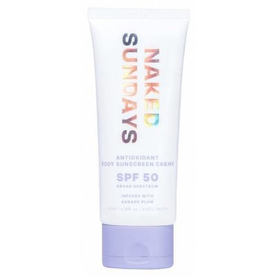 Naked Sundays Naked Sundays Antioxidant Body Sunscreen Creme Spf50 100ml