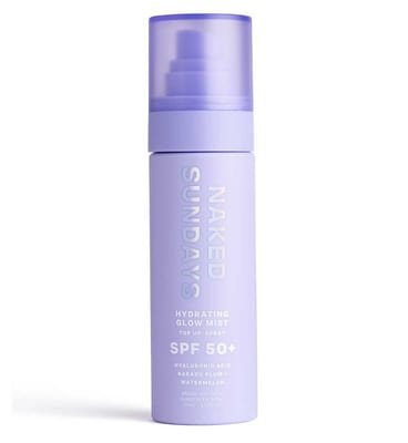 Naked Sundays Naked Sundays Hydrating Glow Face Mist Top Up Spf50+ 75ml