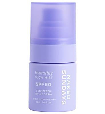 Naked Sundays Naked Sundays Spf50 Hydrating Glow Mist And Setting Spray Sunscreen 30ml