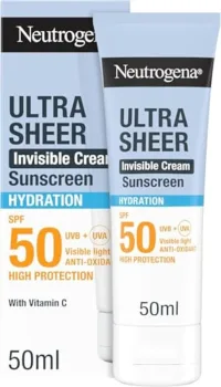 Neutrogena Neutrogena Ultra Sheer Invisible Cream Sunscreen Hydration Spf50 50ml