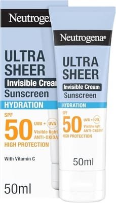 Neutrogena Neutrogena Ultra Sheer Invisible Cream Sunscreen Hydration Spf50 50ml