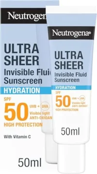 Neutrogena Neutrogena Ultra Sheer Invisible Fluid Sunscreen Hydration Spf50 50ml