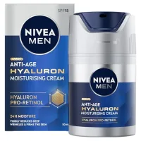 Nivea Nivea Men Anti-Age Hyaluron Day Cream Moisturiser With Hyaluronic Acid Spf15 50ml