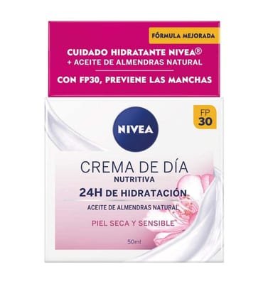 Nivea Nivea Nourishing 24h Hydration Day Cream SPF30 50ml