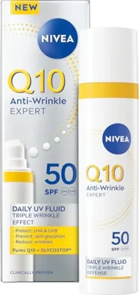 Nivea Nivea Q10 Anti-Wrinkle Expert Daily Uv Face Fluid Spf50 40ml