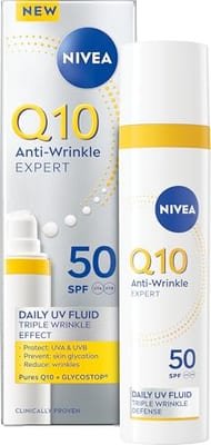 Nivea Nivea Q10 Anti-Wrinkle Expert Daily Uv Face Fluid Spf50 40ml