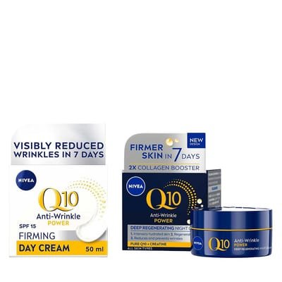 Nivea Nivea Q10 Spf15 Day Cream & Night Bundle