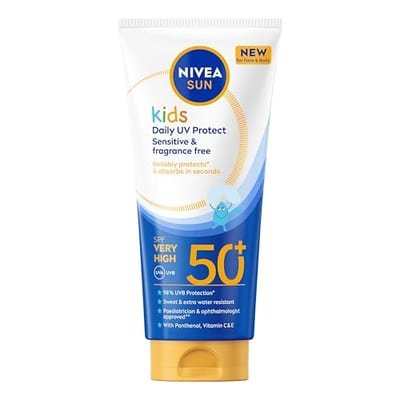 Nivea Nivea Sun Kids Daily Sensitive Uv Cream For Body & Face Spf50+ 100ml
