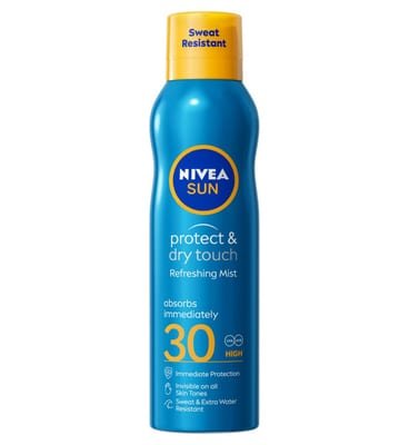 Nivea Nivea Sun Protect & Dry Touch Refreshing Cream Mist Spf30200 ml, 200ml