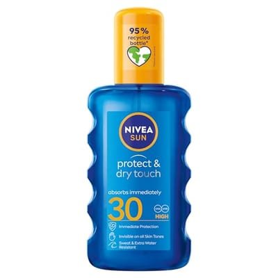 Nivea Nivea Sun Protect & Dry Touch Sunscreen Spray Spf30200 ml, 200ml