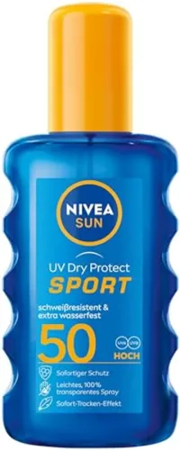 Nivea Nivea Sun Protect & Dry Touch Sunscreen Spray Spf50200 Ml Br/>, 200ml