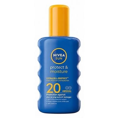 Nivea Nivea Sun Protect & Moisture Cream Spray Spf 20200 ml, 200ml