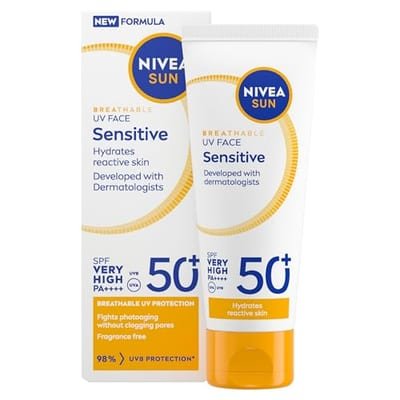 Nivea Nivea Sun Uv Face Soothing Sensitive Cream Spf50 40ml
