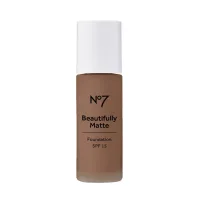 NO7 No7 Beautifully Matte Foundation SPF15 28ml – Walnut 190C