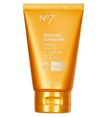 NO7 No7 Naturally Sun Kissed Gradual Face Tan Spf15 50ml