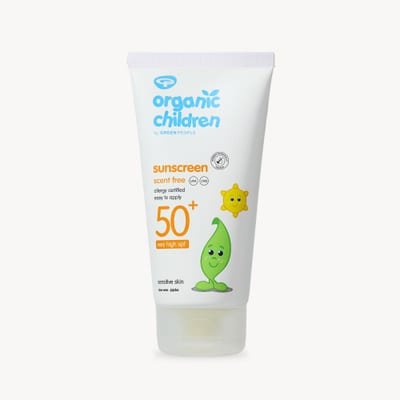 Organic Organic Children Scent Free Sunscreen SPF50+ 150ml