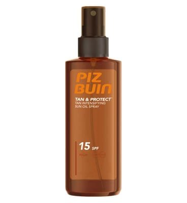Piz Buin Piz Buin Tan & Protect Accelerating Oil Spray Spf15 Medium 150ml