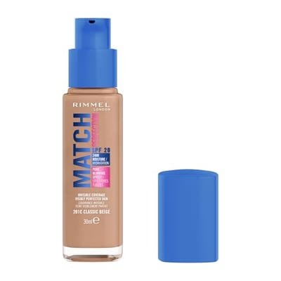 Rimmel Rimmel Match Perfection Foundation 201C Classic Beige Spf20 in (Cool Undertone)